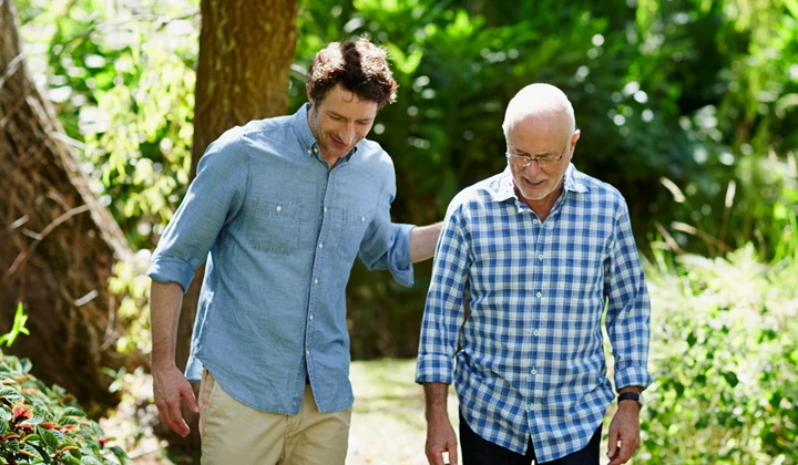 Two men talking about chronic glomerulonephritis Two men talking about chronic glomerulonephritis